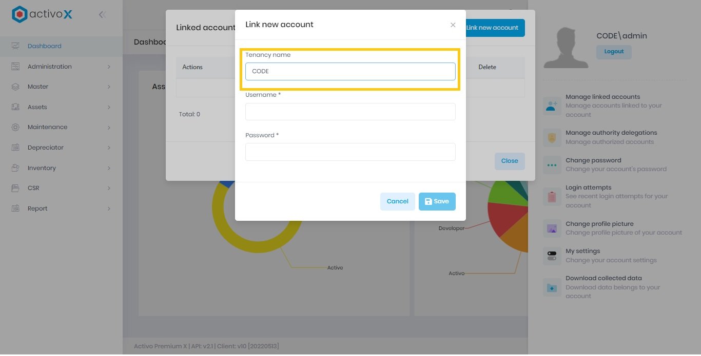 Manage Linked Accoount3