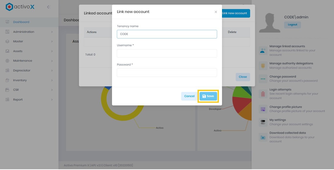 Manage Linked Accoount6