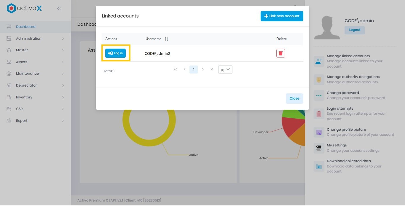 Manage Linked Accoount7