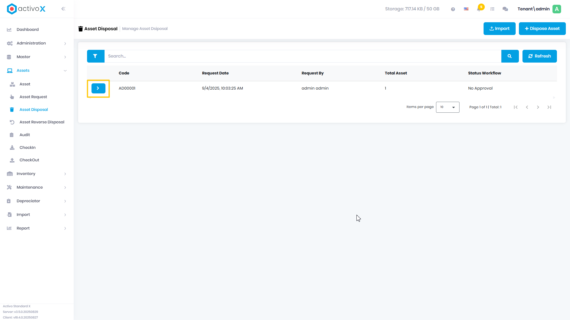 ViewAssetDisposal