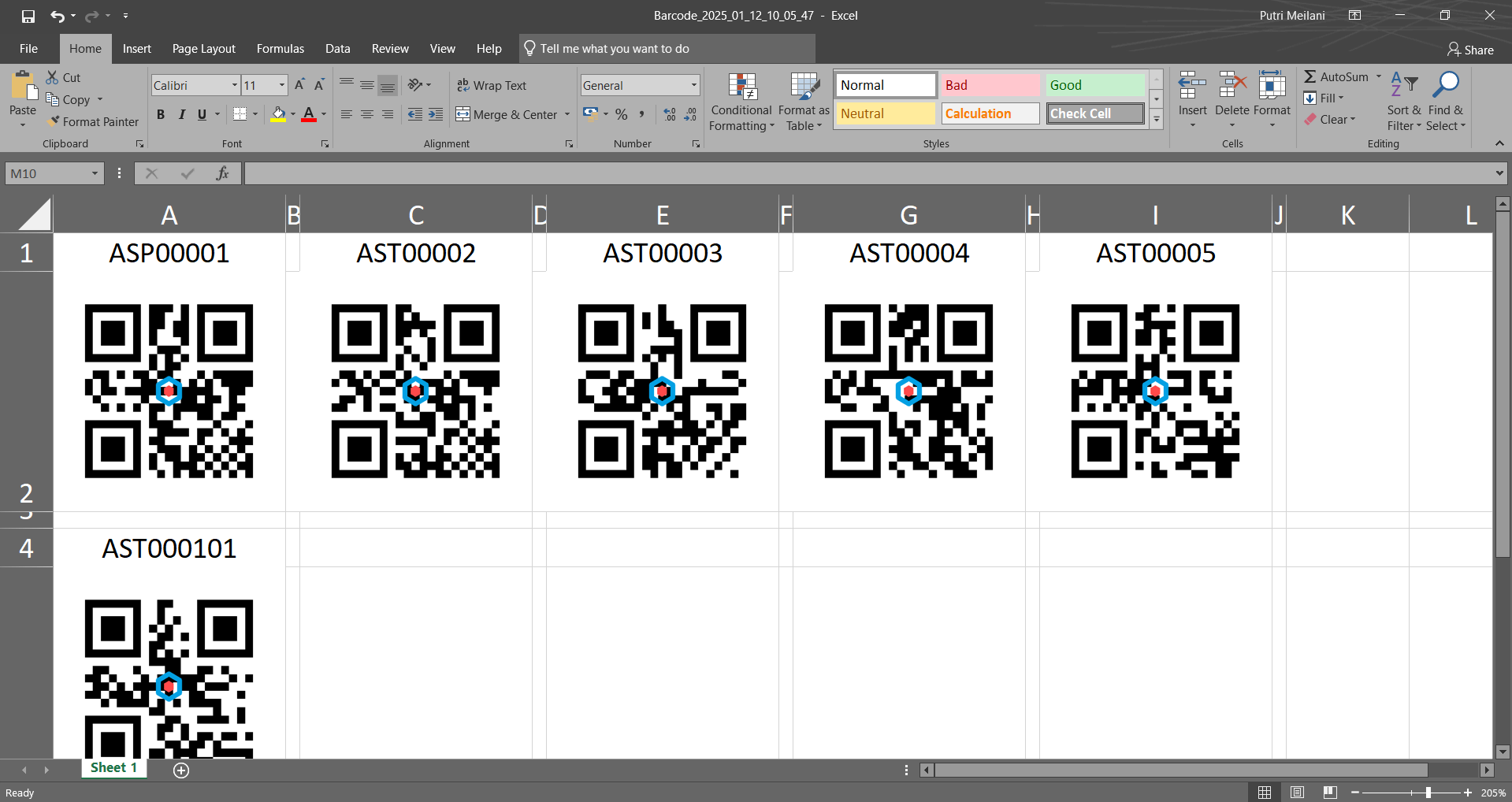 ExportBarcode