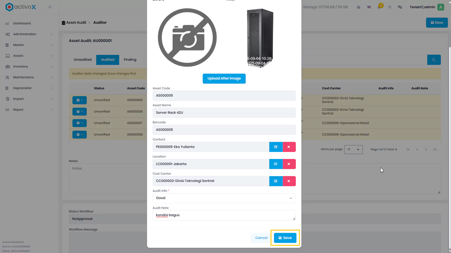 Create Audit