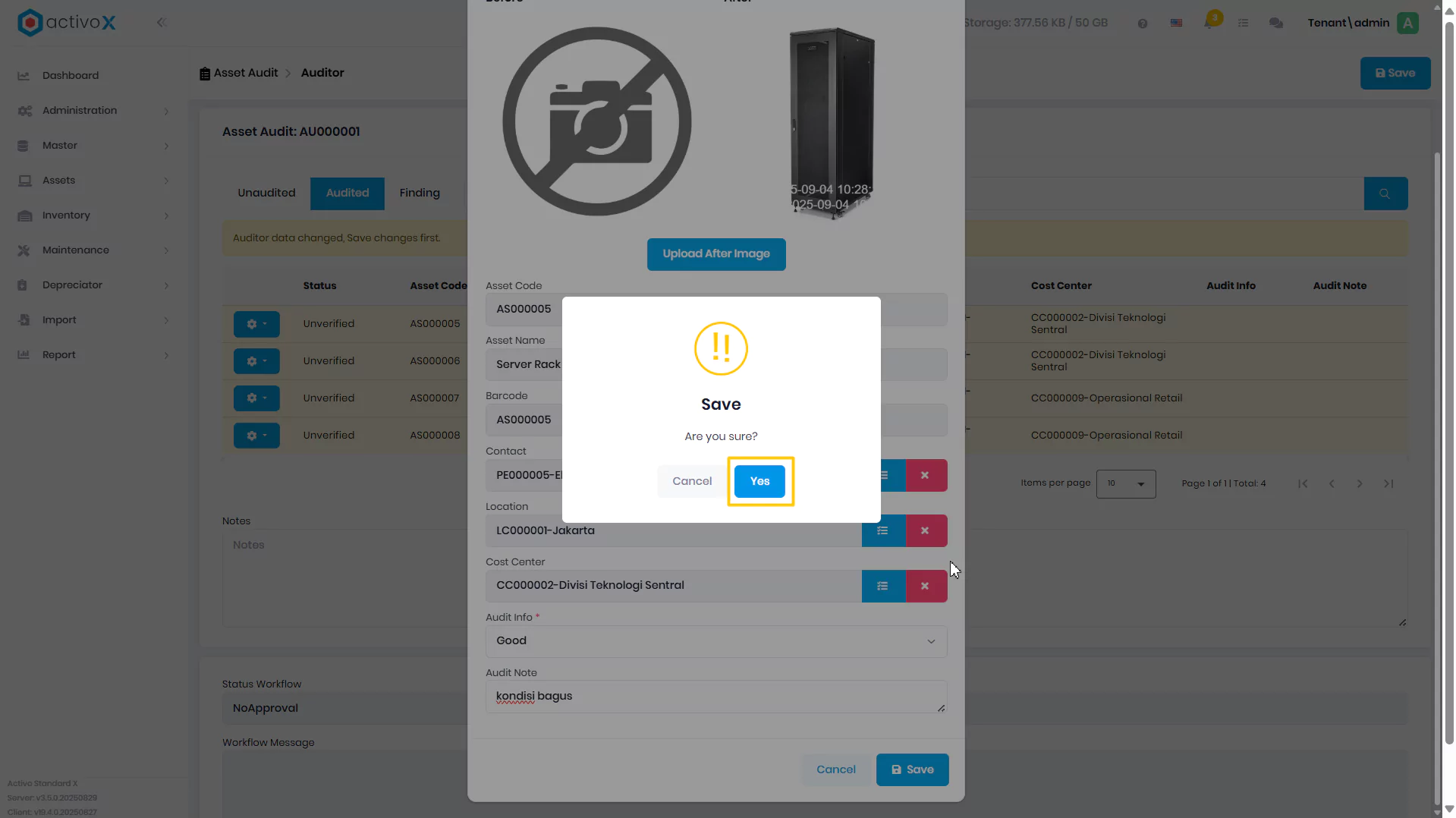 Create Audit
