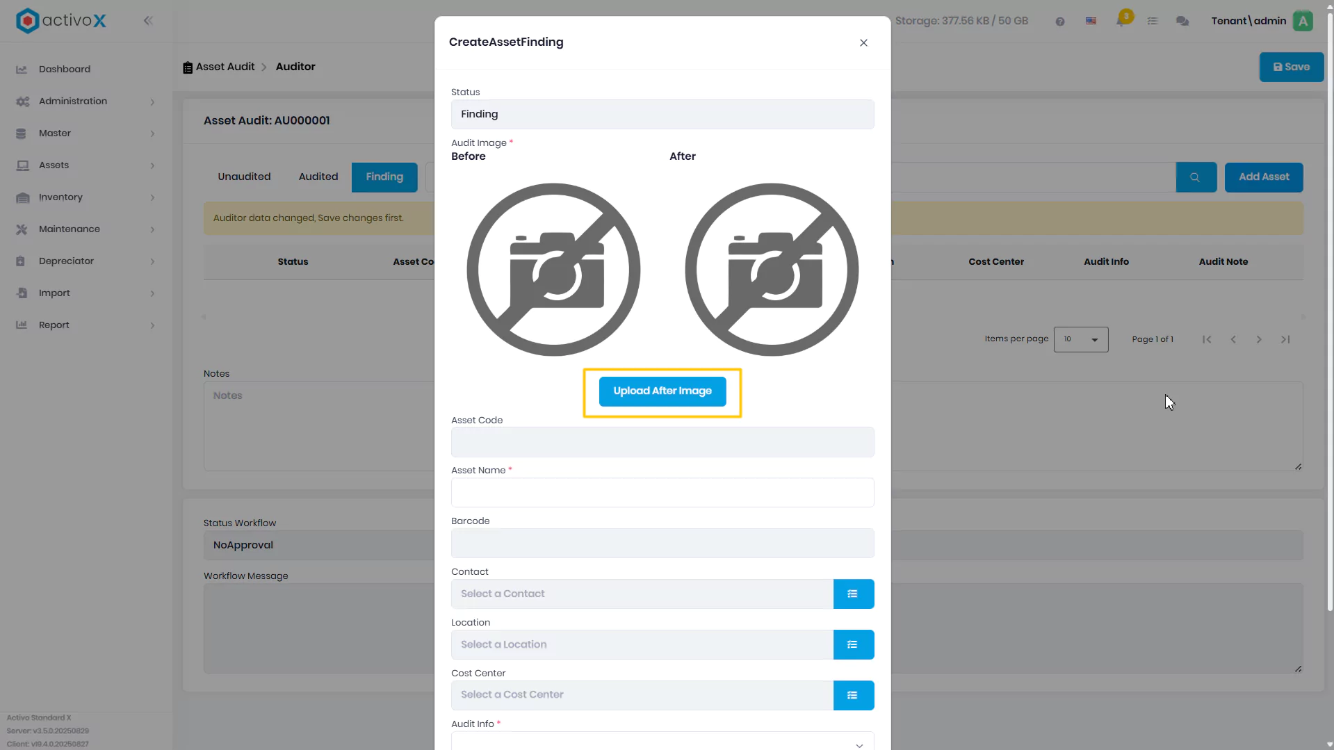 Create Audit