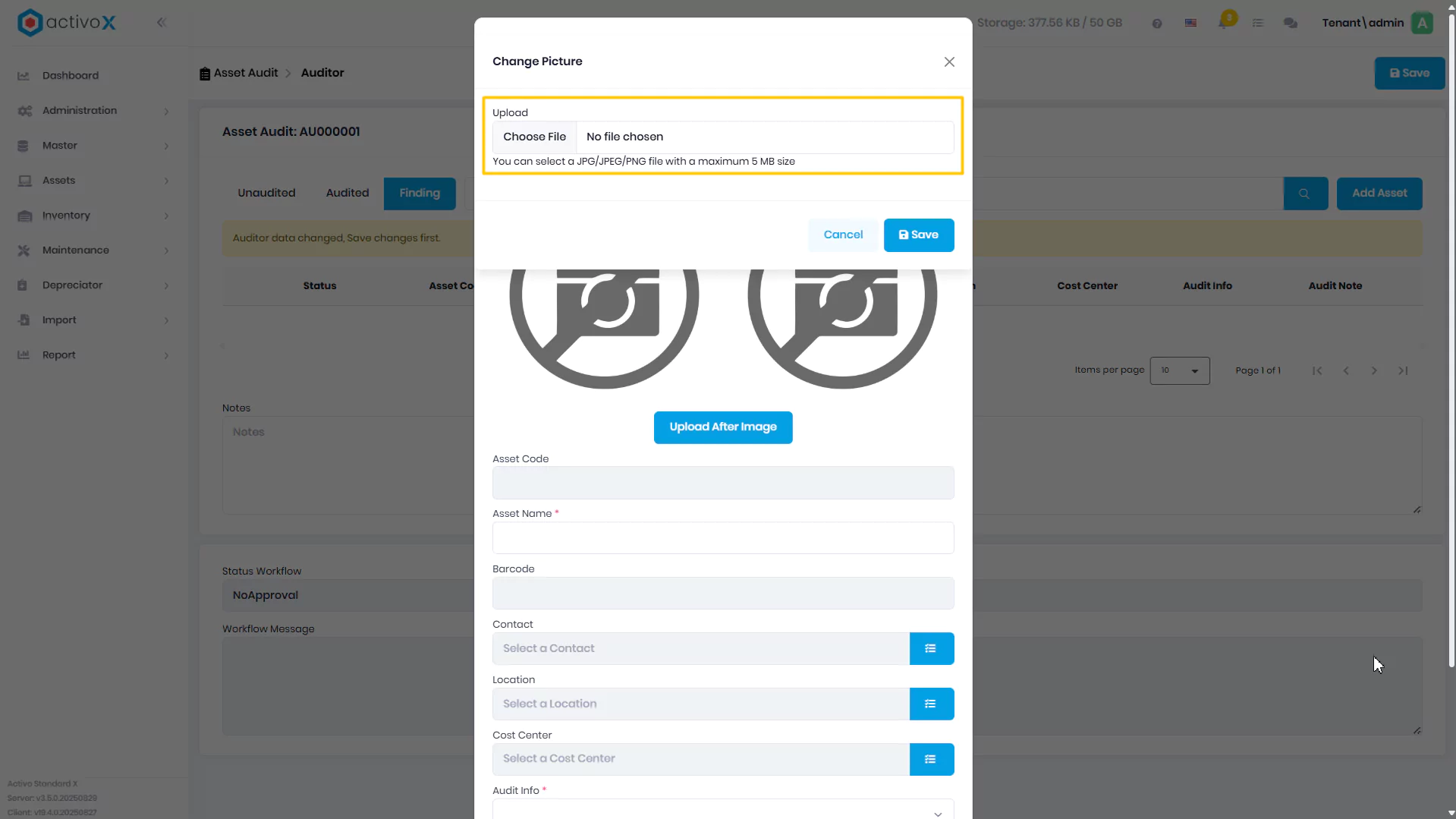 Create Audit