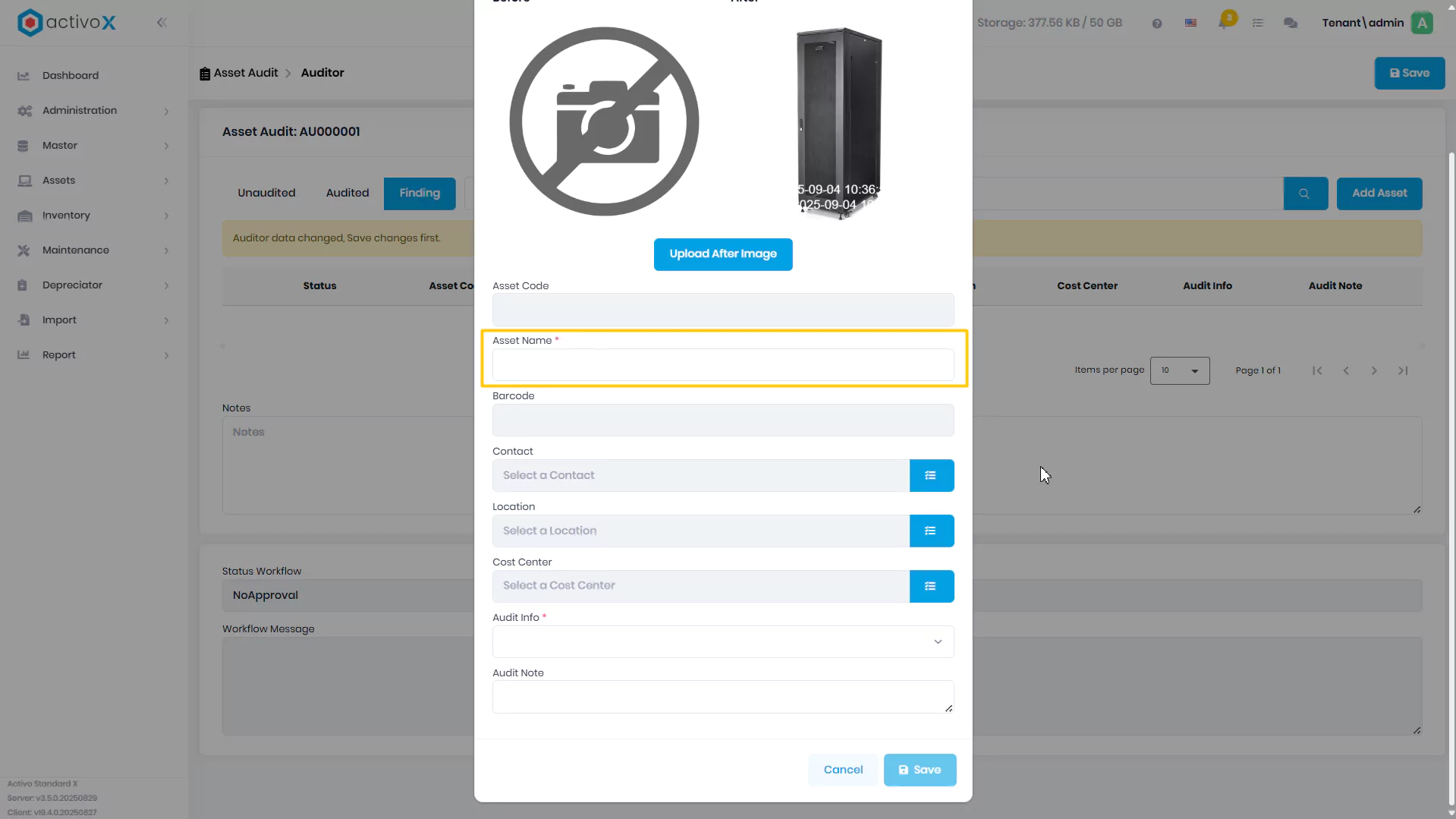 Create Audit