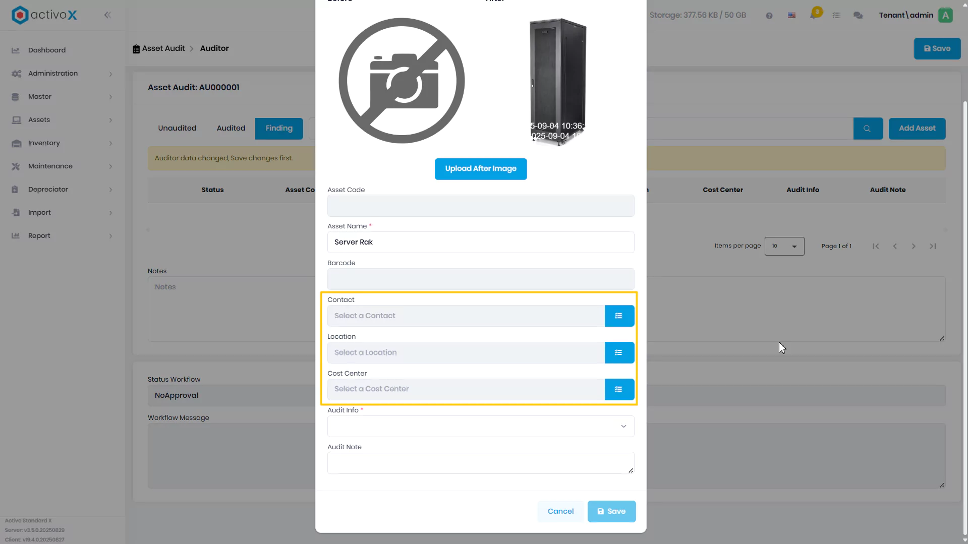 Create Audit