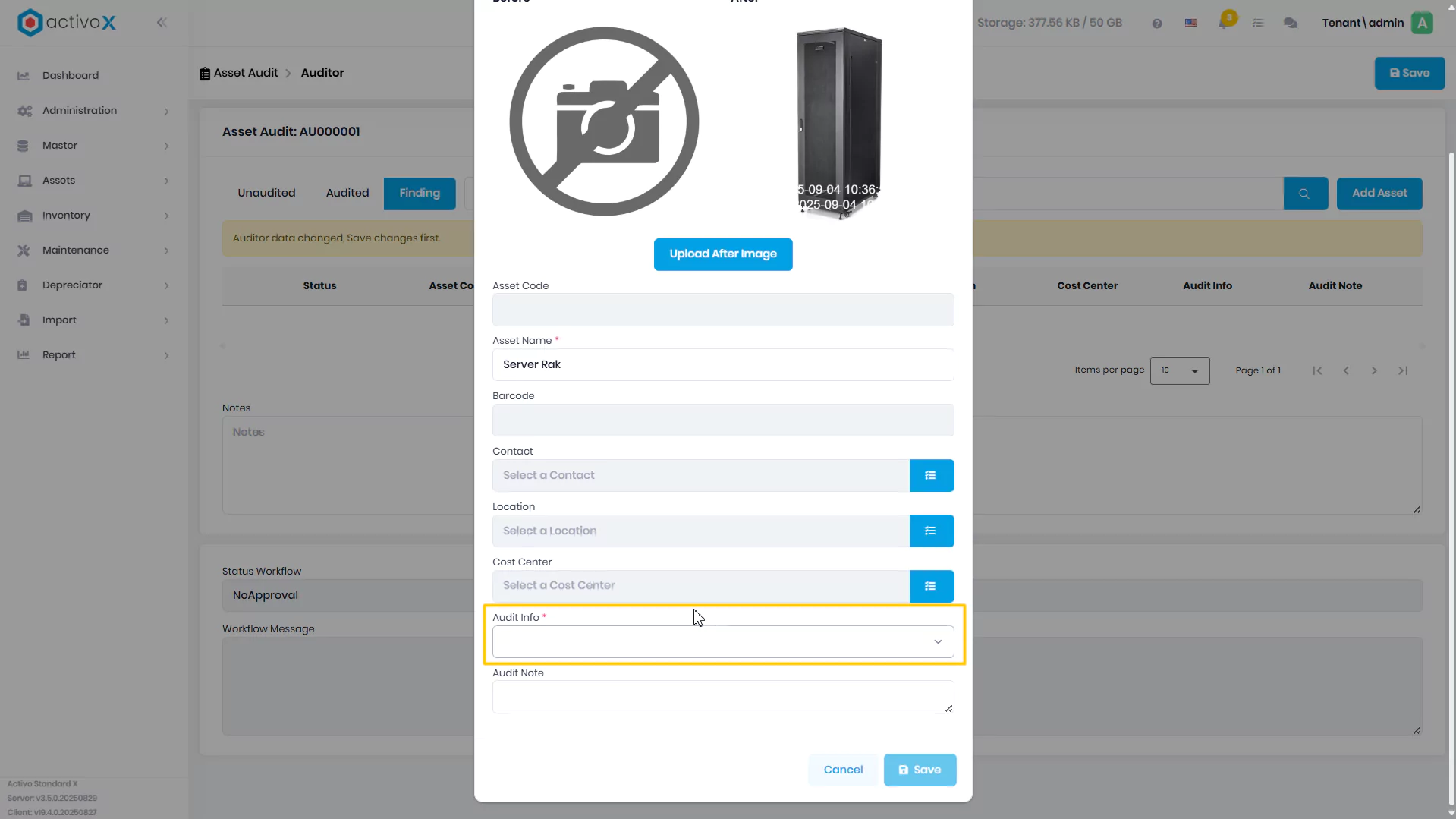 Create Audit