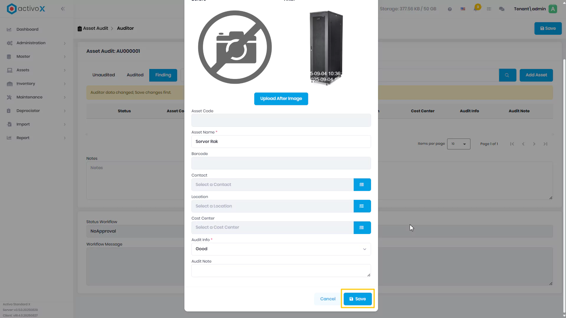 Create Audit