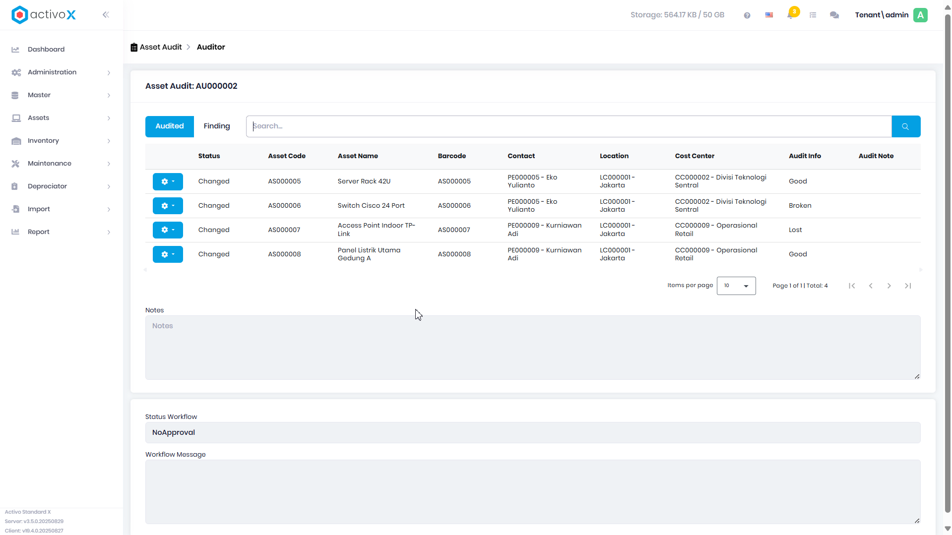 Create Audit