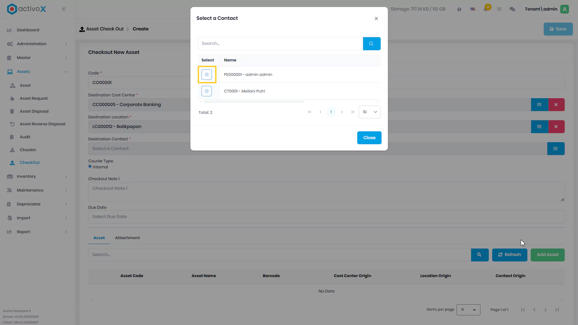 Create Asset