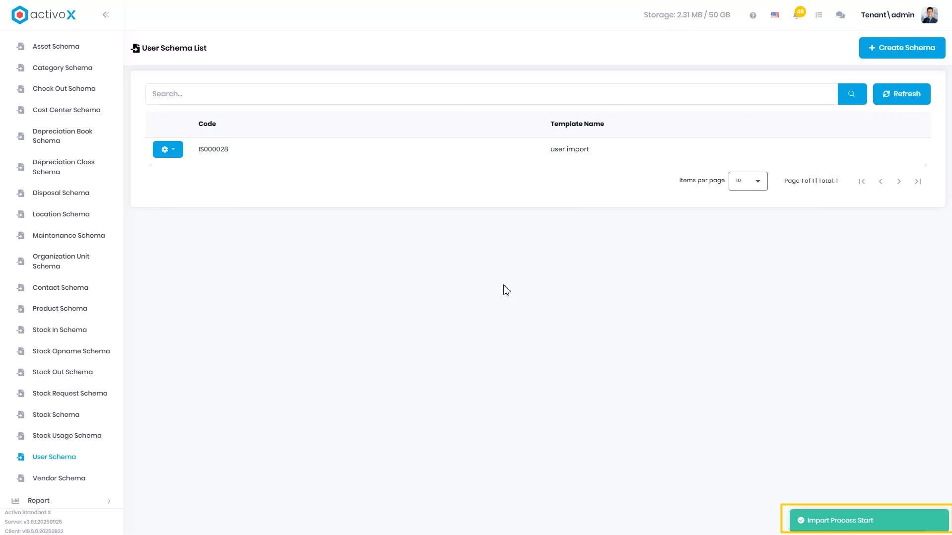 Import from Excel