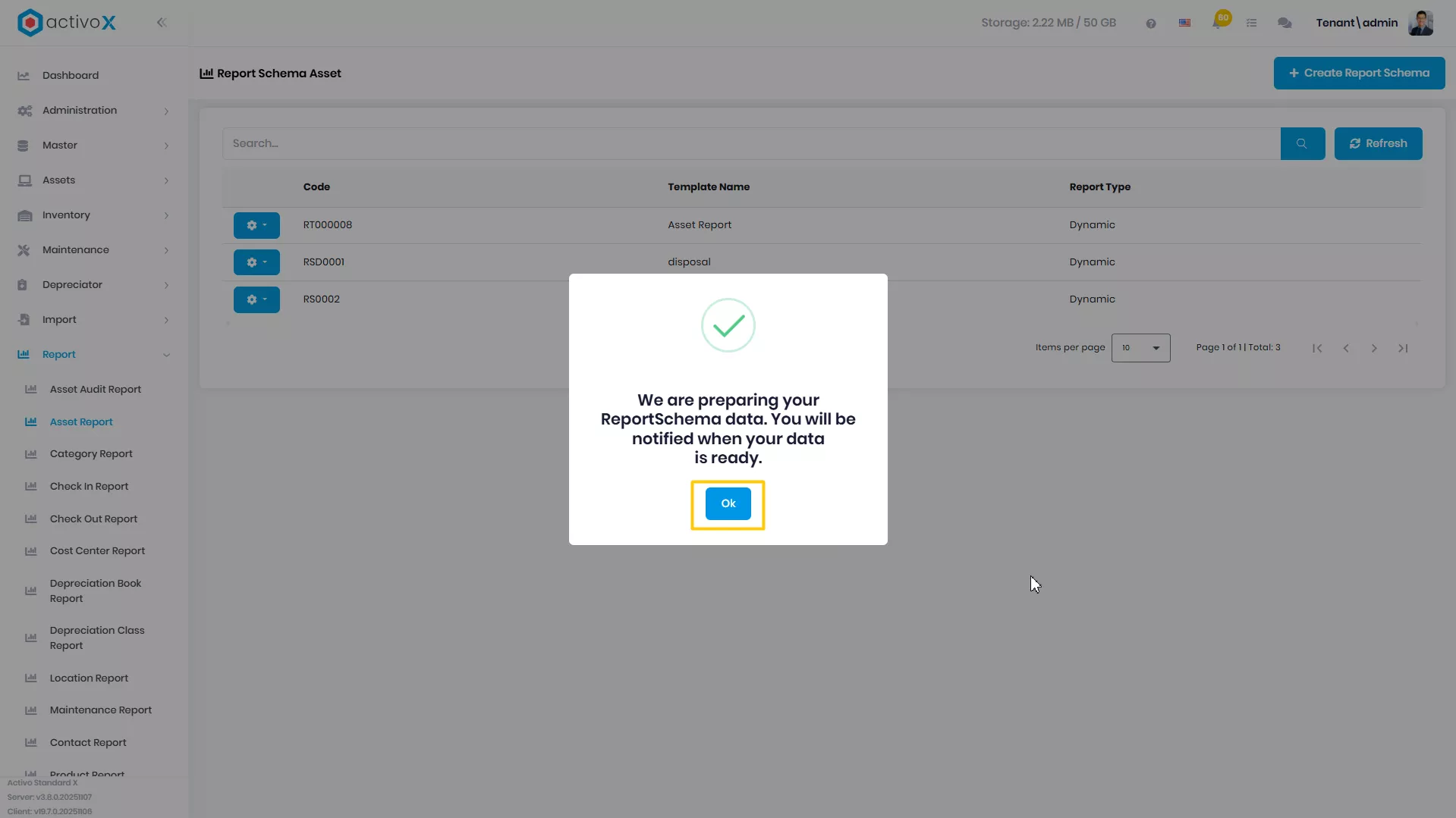 Generate Report